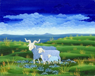Travel in the Blue by Magdolna Ban